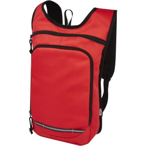 Trails GRS RPET outdoor backpack 6.5L, Red (Backpacks)