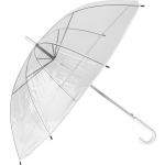 Transparent automatic umbrella, white (6487-02CD)