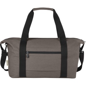 Joey GRS recycled canvas sports duffel bag 25L, Grey (Travel bags)