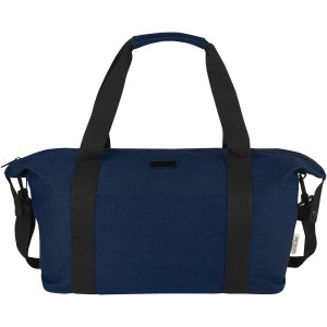 Joey GRS recycled canvas sports duffel bag 25L, Navy (Travel bags)