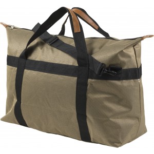 Large polyester sports/weekend bag, brown (Travel bags)