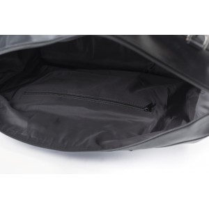 Leather sports bag Noah, black (Travel bags)