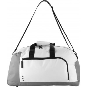 Polyester (600D) sports bag Antoinette, white (Travel bags)