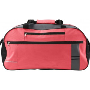 Polyester (600D) sports bag Corinne, red (Travel bags)