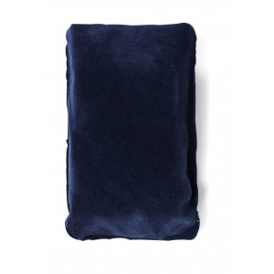 Velour travel cushion Stanley, blue (Travel items)