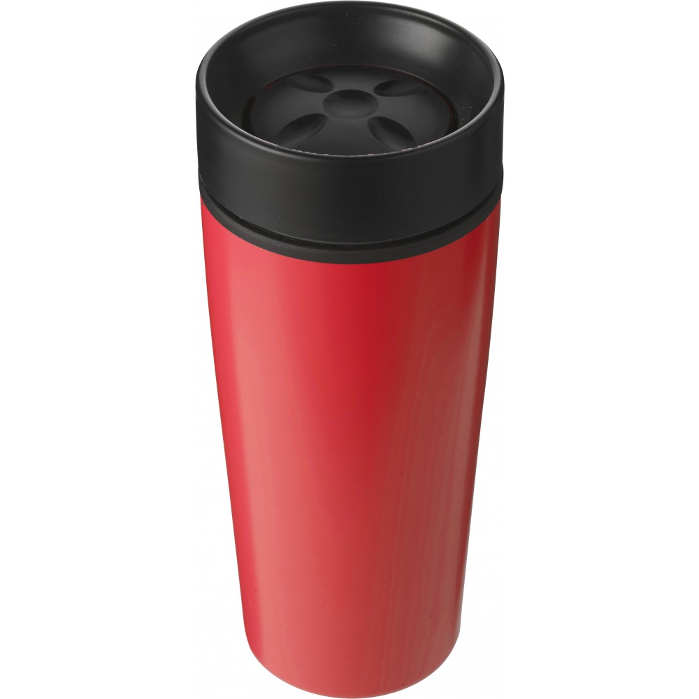 Printed Travel mug (450ml), red (Thermos)