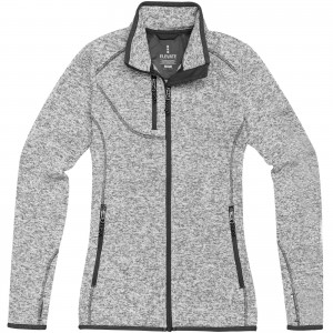 Tremblant ladies knit jacket, HEATHER GREY (Pullovers)