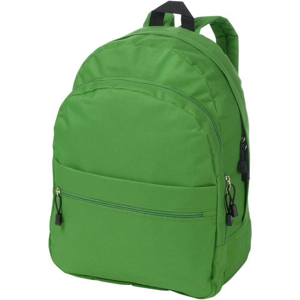 Printed Trend backpack, Bright green (Backpacks)