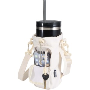 Trip Aware<sup>™</sup> recycled travel bottle bag 2L, Off white