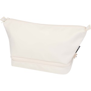 Trip Aware(tm) recycled travel toiletry bag 6L, Off white