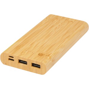 Tulda 10.000 mAh bamboo power bank, Natural (Powerbanks)