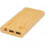 Tulda 10.000 mAh bamboo power bank, Natural