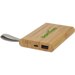 Tulda 5000 mAh bamboo power bank, Wood (Powerbanks)