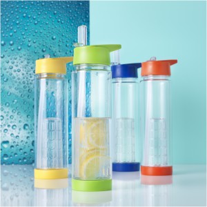 Tutti-frutti 740 ml Tritan(tm) infuser sport bottle, Transparent,Blue (Sport bottles)