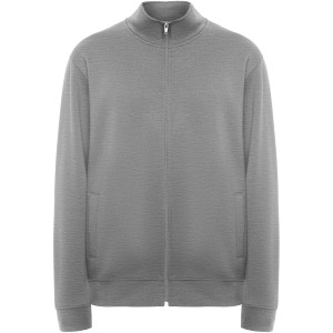 Ulan unisex full zip sweater, Marl Grey (Pullovers)