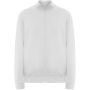 Ulan unisex full zip sweater, White