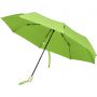 Birgit 21'' foldable windproof recycled PET umbrella, Lime g