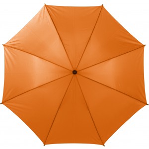 Polyester (190T) umbrella Kelly, orange (Umbrellas)