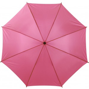 Polyester (190T) umbrella Kelly, pink (Umbrellas)