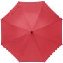 RPET polyester (170T) umbrella Barry, red