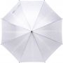 RPET pongee (190T) umbrella Frida, white
