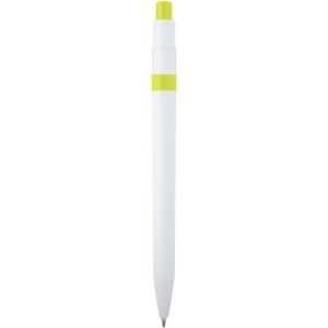 Unica recycled plastic ballpoint pen (black ink), Lime green (Plastic pen)