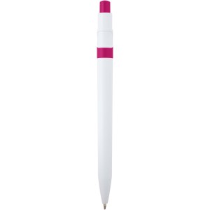 Unica recycled plastic ballpoint pen (blue ink), Magenta (Plastic pen)