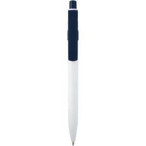 Unica recycled plastic ballpoint pen (blue ink), Navy (Plastic pen)