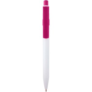 Unica recycled plastic ballpoint pen (blue ink), Magenta