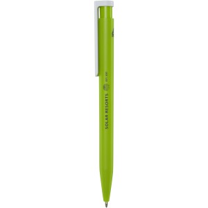 Unix recycled plastic ballpoint pen, Apple green (Plastic pen)