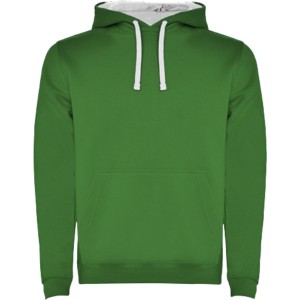 Urban kids hoodie, Kelly Green, White (Pullovers)