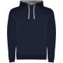 Urban kids hoodie, Navy Blue, Marl Grey