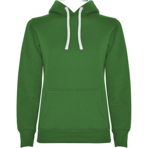 Urban women's hoodie, Kelly Green, White (Pullovers)