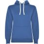 Urban women's hoodie, Royal, White