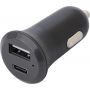 USB-C car charger, black