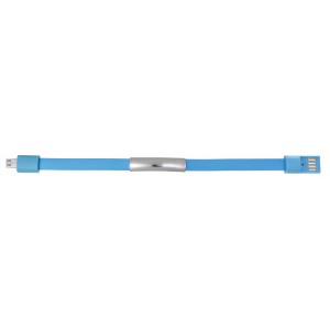 Silicone wristband Tiago, light blue