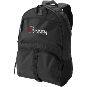 Utah backpack, solid black (Backpacks)