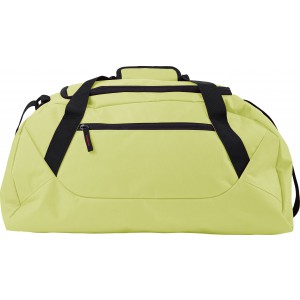 Polyester (600D) sports bag, lime