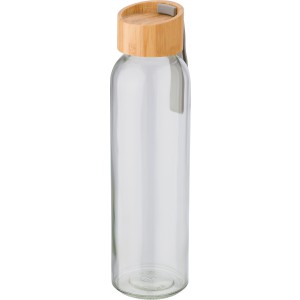 Glass drinking bottle (500 ml) Marc, brown