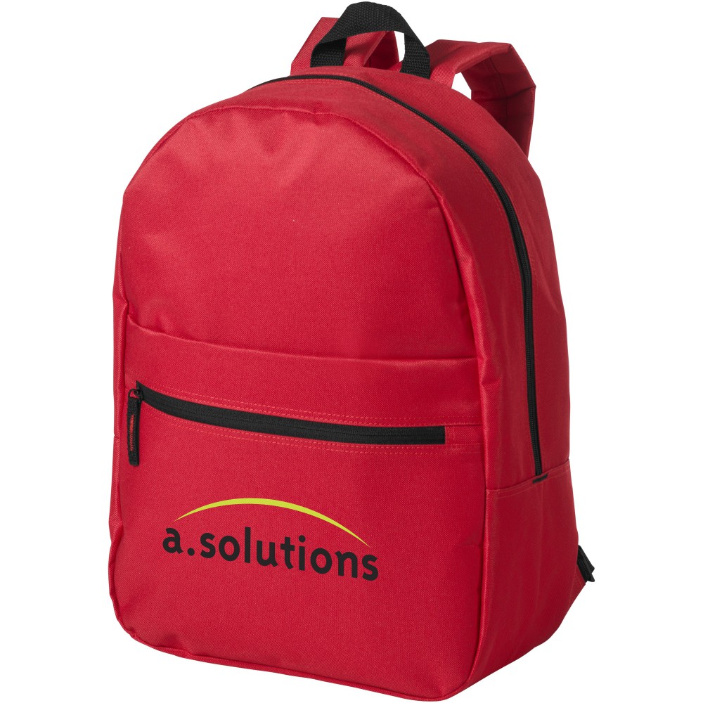 red small backpack