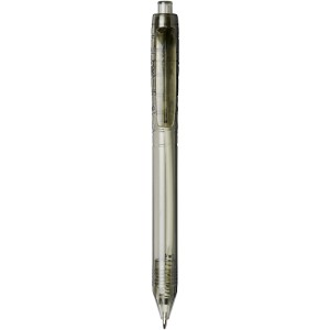 Vancouver recycled PET ballpoint pen, Transparent / Black (Plastic pen)