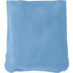 Velour travel cushion Stanley, light blue (9651-18)