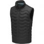 Epidote men's GRS recycled insulated down bodywarmer, Solid black