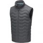 Epidote men's GRS recycled insulated down bodywarmer, Storm grey