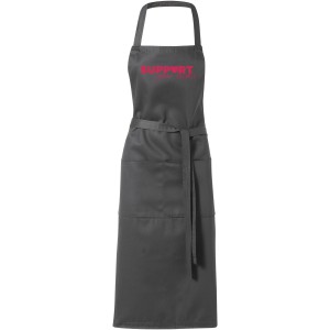 Viera apron with 2 pockets, Grey (Apron)