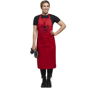 Viera apron with 2 pockets, Grey (Apron)