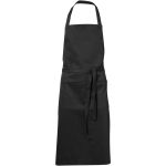 Viera apron with 2 pockets, solid black (19538477)
