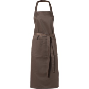 Viera apron with 2 pockets, Brown