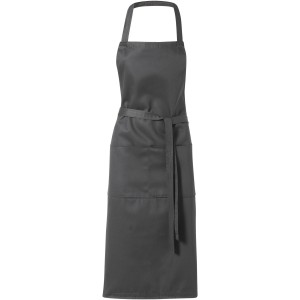 Viera apron with 2 pockets, Grey