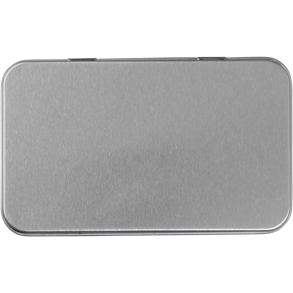 silver tin box